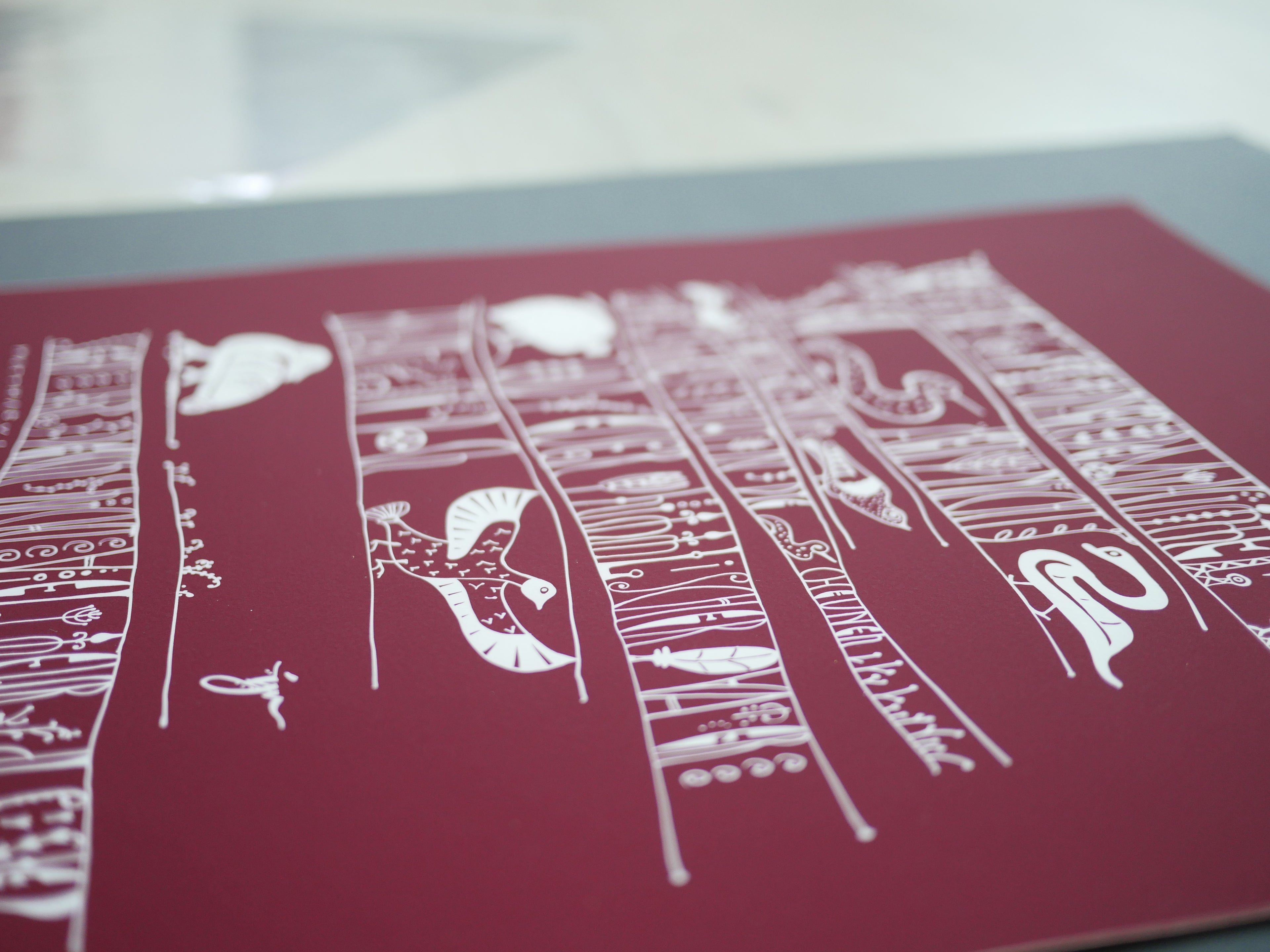 Wandbild christlich, in 3 Farben und Größen, Seht die Vögel, Giclée Druck, Kalligraphie, in 3 Farben und Größen, christliche Geschenke, Bibelkunst, moderne christliche Kunst