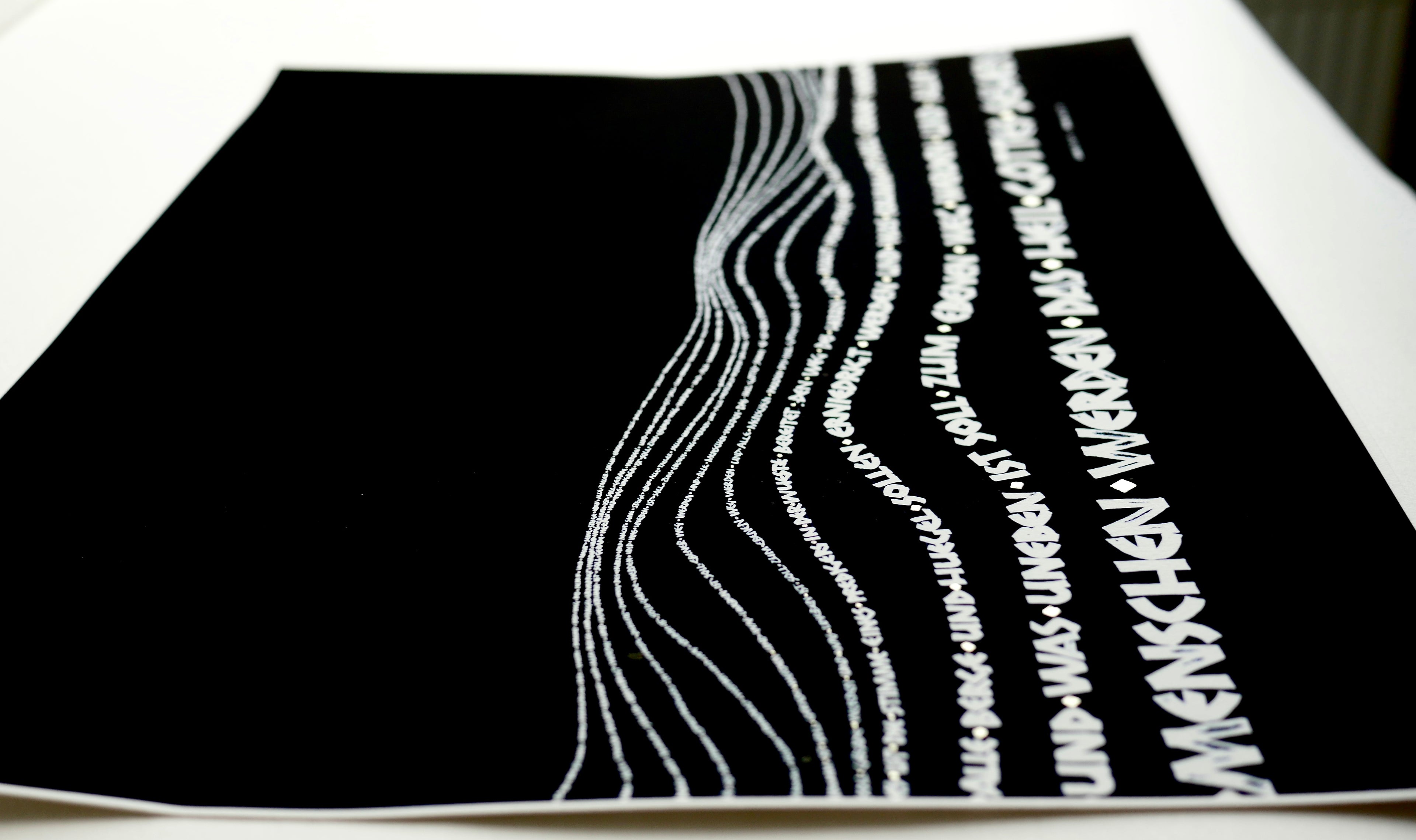 Wandbild christlich, 40x32 cm,  "Alle Berge und Hügel ... ", Kalligrafie, Fine Art Print, Bibelvers, christliche Kunst, Geschenke christlich