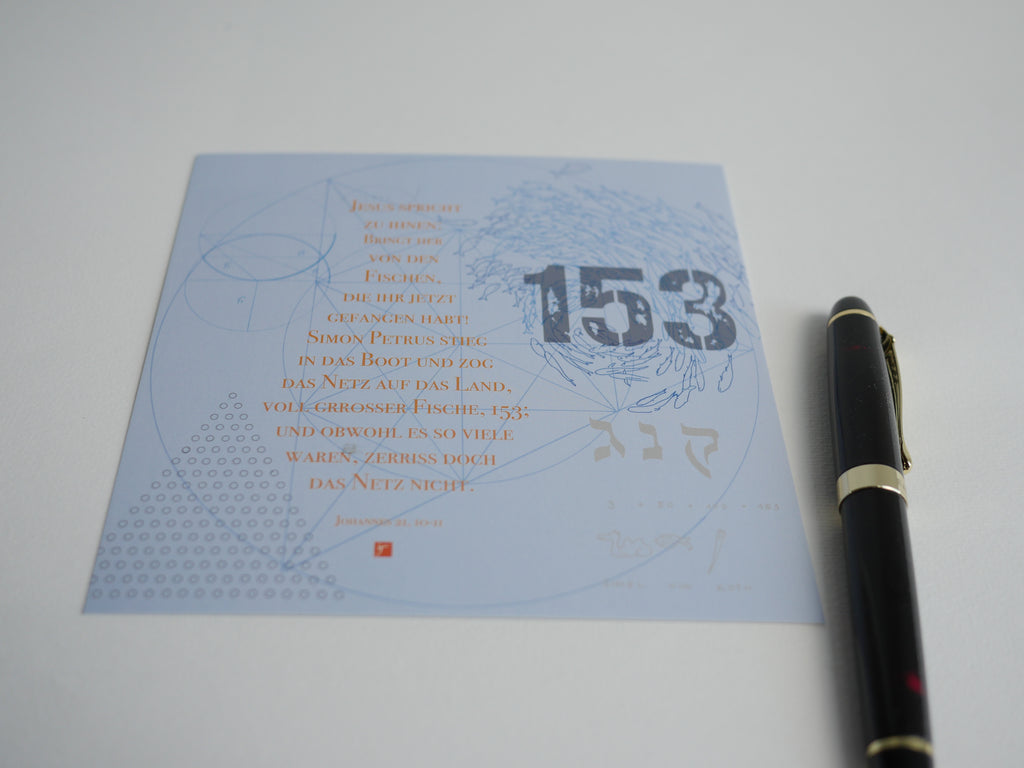 Set 10 christliche Postkarten, Kalligrafie, Kalligraphie, quadratisch, Bibelvers, gedruckt, kleine Geschenkidee, Mitbringsel