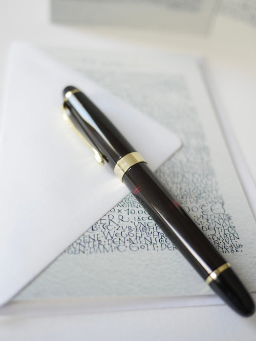 Christliche Klappkarte Psalm 68 – handsignierter Kalligrafie-Kunstdruck mit Umschlag B6, Lobpreis-Grußkarte als Geschenk