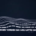 Schriftbild christlich, 16x16, "Alle Berge und Hügel ... ", Kalligrafie, Giclée Druck, Bibelvers, moderne christliche Kunst, auch mit Rahmen