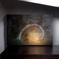 Wandbild christlich, 48×32cm, "Im Anfang war das Wort", Fine art Print, Goldener Schnitt, moderne christliche Kunst, christliche Poster, christliche Bilder groß edel