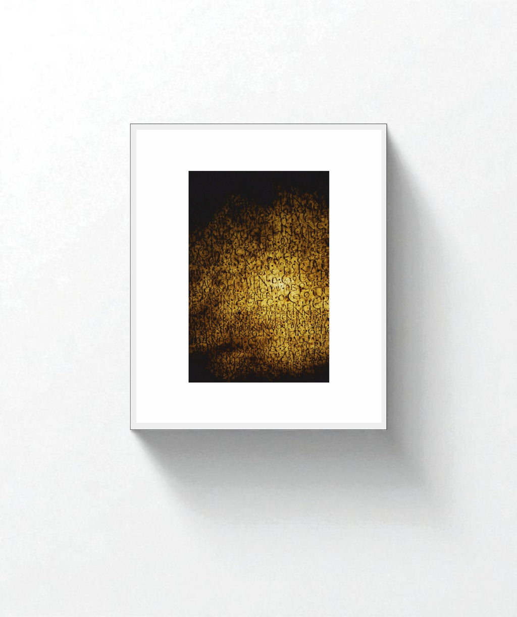 Psalm 68, Fine Art Print, Psalm Poster, Giclée Druck, 22 x 33cm, golden, christliche Poster deutsch, moderne christliche Kunst, Geschenke christlich